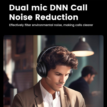 Hitune max5 hörlurar med hybrid ingen brusreducering svart svart