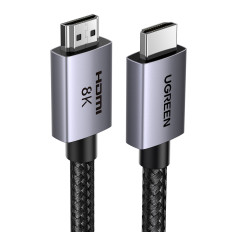 HDMI-kabel 2.1 8k Sertifisert Ultra High Speed 1M Grey