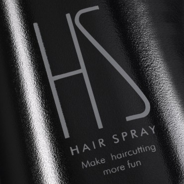 BARBER SPRAY PRO BLACK επαγγελματικός ψεκαστήρας κουρέματος — κοντινή ετικέτα