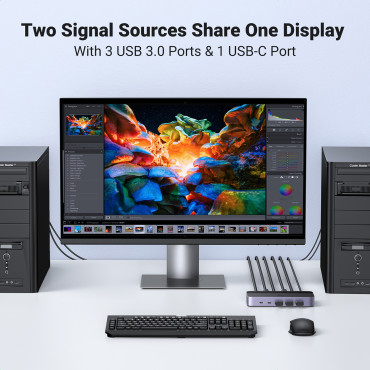 2V1 HDMI Switch / USB-A / USB-B / USB-C / MICROUSB