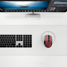 Tarkka USB 2.4GHz Bluetooth 5.0 optinen 4000 dpi punainen