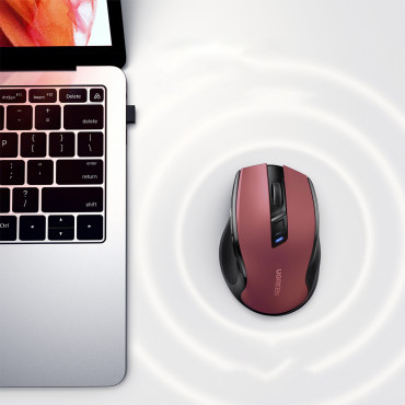 Tiksli USB 2.4GHz Bluetooth 5.0 OPTICAL 4000 DPI RED