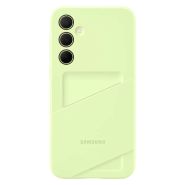 Originele kaartkaartsleufkast met kaartzak voor Samsung Galaxy A35 Groen