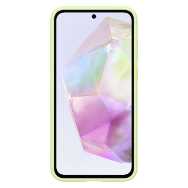 Original kortkortsslitväska med kortficka för Samsung Galaxy A35 Green