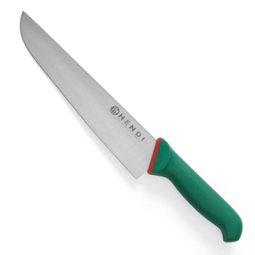 Kitchen knife Universal for cutting Green Line length 400mm - Hendi 843956