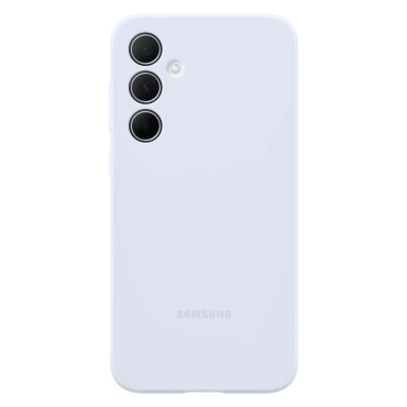 Caso original caso de silicone para samsung galaxy a35 azul