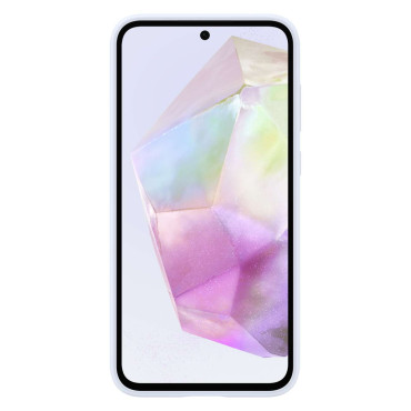 Caso original caso de silicone para samsung galaxy a35 azul
