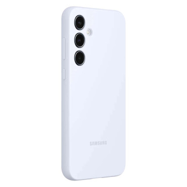 Caso original caso de silicone para samsung galaxy a35 azul