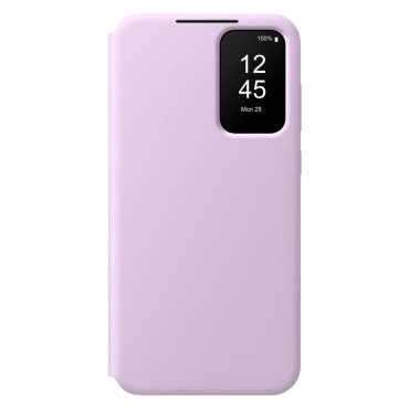 Původní inteligentní výhledem na peněženku pouzdro s Samsung Galaxy A35 Fialová