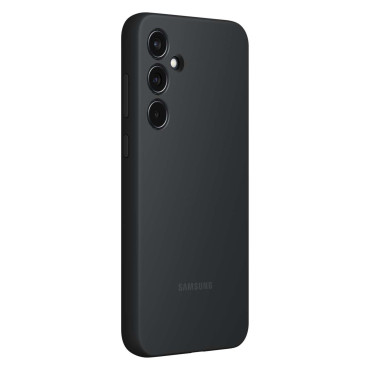 Estuche de silicona de caja original para Samsung Galaxy A55 Negro