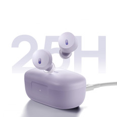 Brezžične slušalke Bowie E18 TWS ENC IPX4 USB-C Purple