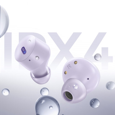 Wireless kõrvaklapid Bowie E18 TWS ENC IPX4 USB-C lilla