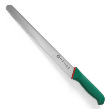 Couteau à charcuterie pour jambon et saumon Green Line longueur 415mm - Hendi 843918