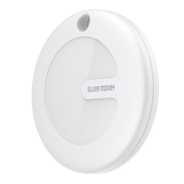 Εντοπιστής ετικέτας συμβατός με Apple FindMy Bluetooth 5.2 Εύρος 100m Λευκό