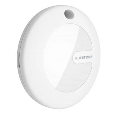 Tag locator compatible avec Apple FindMy Bluetooth 5.2 Gamme 100m Blanc