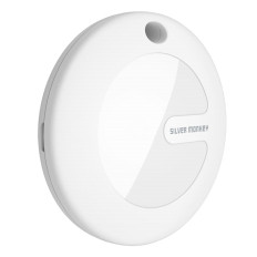 Značka lokátor kompatibilný s Apple FindMy Bluetooth 5.2 Rozsah 100m biely