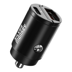 Φορτιστής αυτοκινήτου για 30W 1x USB-C PD 1XUSB-A QC 2X Nocket