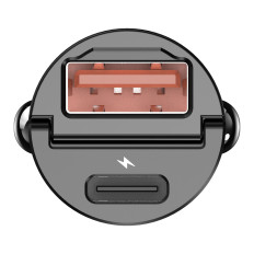Carregador de carro para 30W 1x USB-C PD 1xUSB-A QC 2x Nove