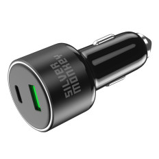 Φορτιστής αυτοκινήτου 100W 1XUSB-C PD 1XUSB-A QC 3.0 Μαύρο