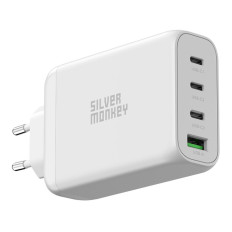 Gan 130W 3x USB-C PD 1x USB-A 3.0 QC White