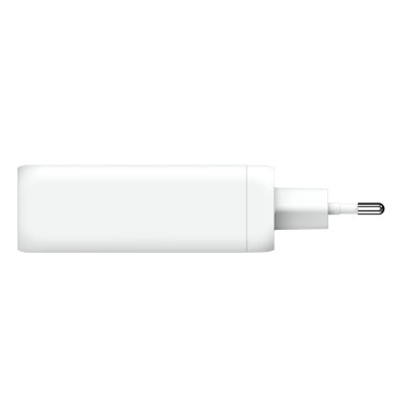 GAN 130W 3X USB-C PD 1x USB-A 3.0 QC Valkoinen