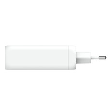 GAN 130W 3X USB-C PD 1x USB-A 3.0 QC Blanc