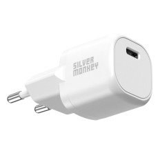 Mini caricabatterie di rete USB-C 20W PD Biała