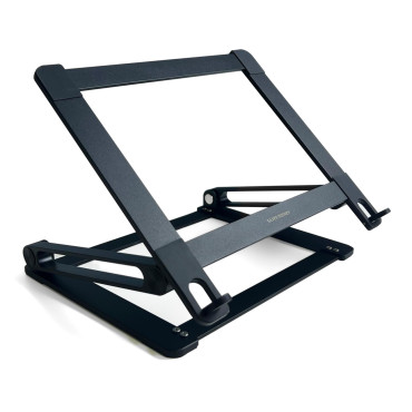 Stå står för en bärbar dators tablett upp till 17,3 '' Aluminium Black
