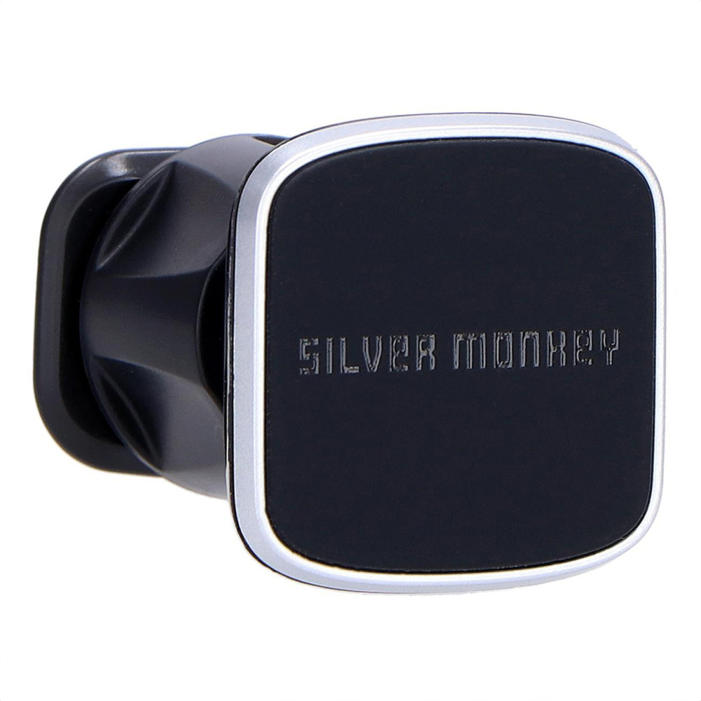 Punho de telefone magnético para um carro preto-quadriculado
