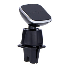 Punho de telefone magnético para um carro preto-quadriculado