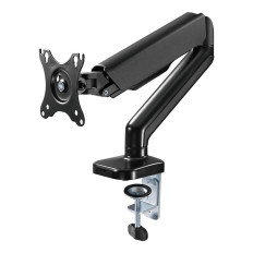 Titolare del monitor per molle a gas fissata a VESA Black