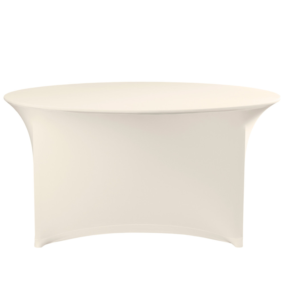 Rund duge uden at trykke ons. 180cm jersey cremet stof - Hendi 814444 Rund duge uden at trykke ons. 180cm jersey cremet stof - Hendi 814444