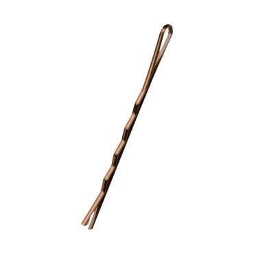HAIRDRESSING PINS FOR HAIR 120 PCS E-57 5.6CM GOLD — close-up