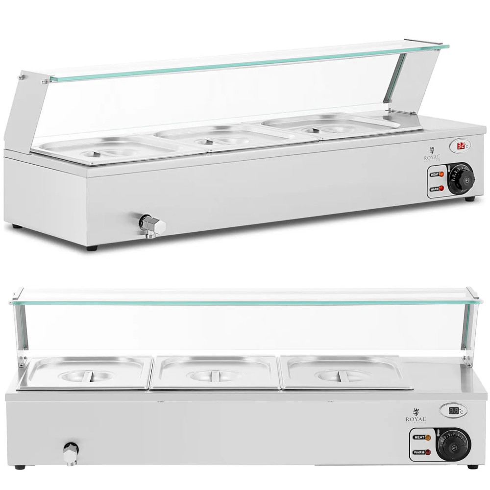 Bemar főzőkazán 3 x GN 1 / 2 2000 W