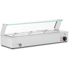 Bemar dish heater heating buffet with 3 x GN shield 1/2 2000 W