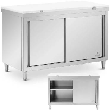 Armário selado alimentar com aço de corte de aço 140 x 70 cm