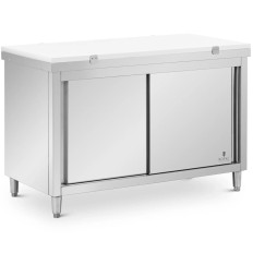 Gabinete sellado de alimentos con tabla de cortar acero 140 x 70 cm