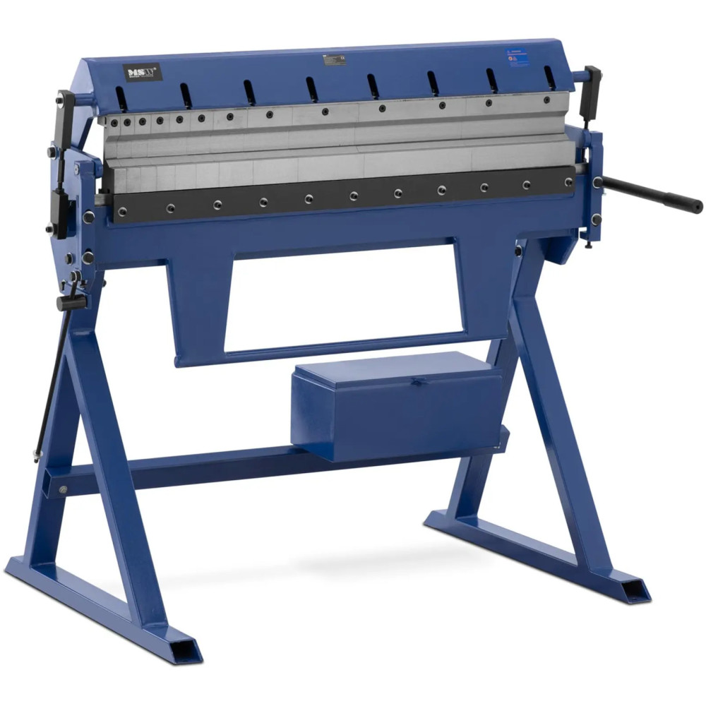 Máquina de dobra. Segmento dobrar para folha 0-135 graus. Largura 1050 mm