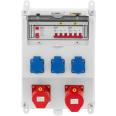 Elektriline lülitusseade 3 x Schuko 2 X CEE Diferentsiaal Cutter 2 x Paigaldamine