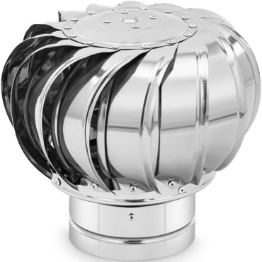 Foderhål av ventilation av stål. 15 cm