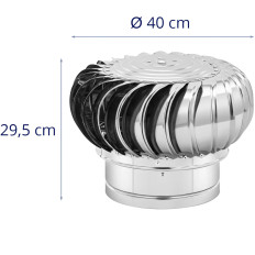 Izgatavošanas kaudze no tērauda ventilācijas. 25 cm