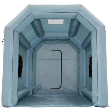 Krāsas kameras salona piepūšamā kabīne ar ventilatoru 4 x 2,5 x 2,5 m