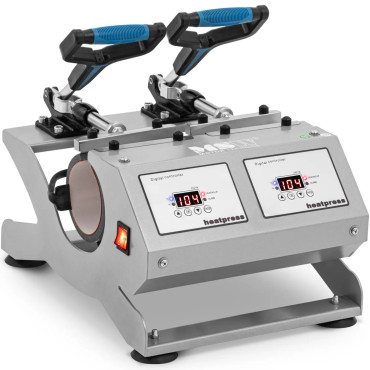 Imprensa de transferência térmica para canecas duplas LCD 0-250C