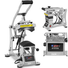Thermal transfer press for Baseball cap Hats LCD 0-250C
