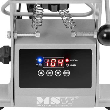 Prensa de transferência térmica para boné de beisebol lcd 0-250C