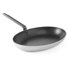 Kala paistaminen marmoroituna päällyste soikea 280x400mm - Hendi 627716