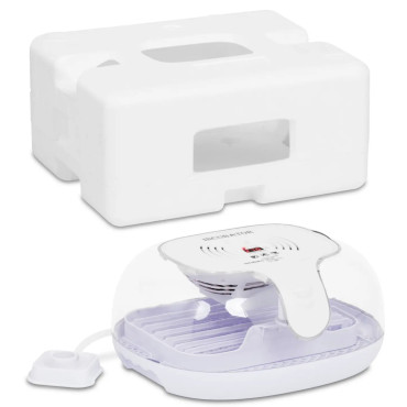 Incubadora de Kljem até 16 ovos automáticos com um sistema de umidificação e ovóide 35 W