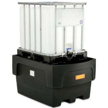 Základňa v zajatí pre 1 tank IBC 1100L plast PE CEMO 10950