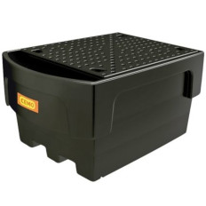 Captive Vannas bāze 1 tvertnei IBC 1100L Plastmasas PE CEMO 10950