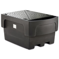 Base de bañera cautiva para 1 tanque IBC 1100L PE CEMO PE CEMO 10950